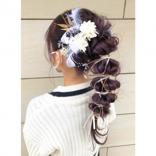 成人式ヘアアレンジ