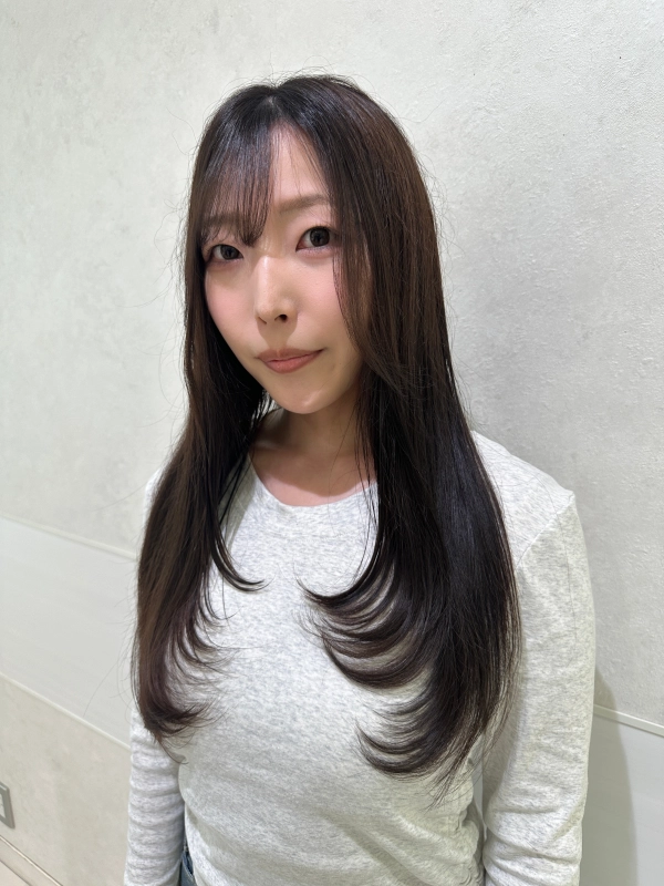 20代　髪質改善 イルミナカラー